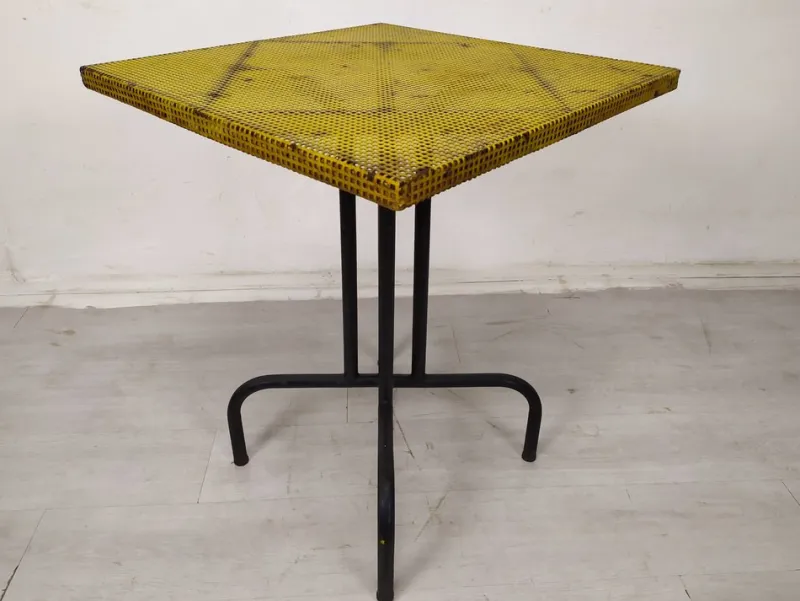 Pamono Vintage Garden Bistro Table by Mathieu Matégot, 1960s> Garden Tables