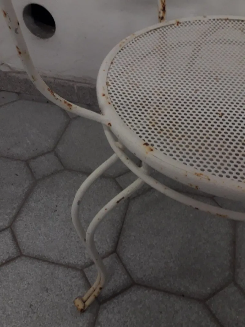 Pamono Vintage Garden Chairs in Iron, 1950s, Set of 4> Garden Seating