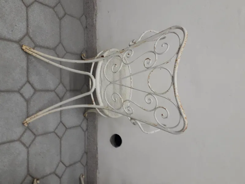 Pamono Vintage Garden Chairs in Iron, 1950s, Set of 4> Garden Seating