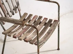 Online Pamono Vintage Garden Chairs with Armrests, 1920, Set of 2