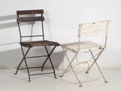 New Pamono Vintage Garden Folding Chairs, 1920, Set of 4
