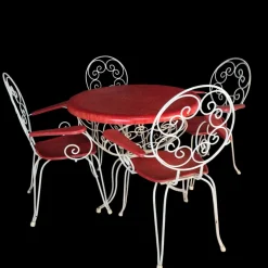 Pamono Vintage Garden Furniture, 1960s, Set of 5> Garden Tables