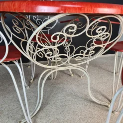 Pamono Vintage Garden Furniture, 1960s, Set of 5> Garden Tables