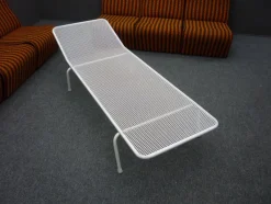 Pamono Vintage Garden Lounger attributed to Erlauer Drahtwerke, 1950s> Garden Seating
