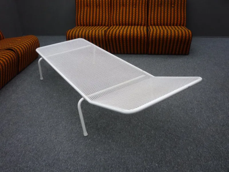Pamono Vintage Garden Lounger attributed to Erlauer Drahtwerke, 1950s> Garden Seating