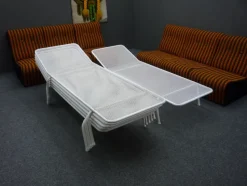 Pamono Vintage Garden Lounger attributed to Erlauer Drahtwerke, 1950s><noscript><img width=