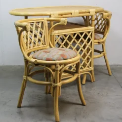 Pamono Vintage Garden Table and Chairs, 1970s, Set of 3><noscript><img width=