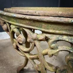 Pamono Vintage Garden Table in Cast Iron><noscript><img width=