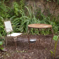 Clearance Pamono Vintage Garden Tea Table in Wrought Iron, 1950s