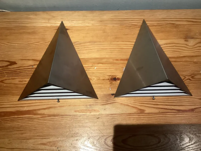 Online Pamono Vintage Garden Wall Lamps from Massive, 1980s, Set of 2