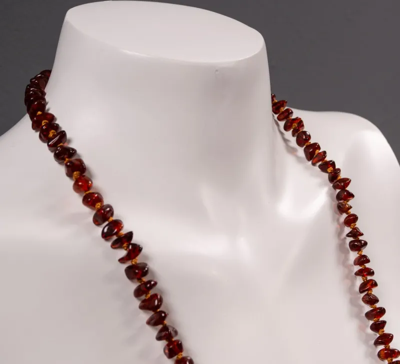 Clearance Pamono Vintage Gemstone Amber Necklace, 1960s