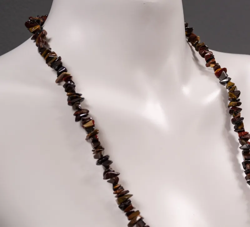 Hot Pamono Vintage Gemstone Tiger Eye Necklace, 1960s