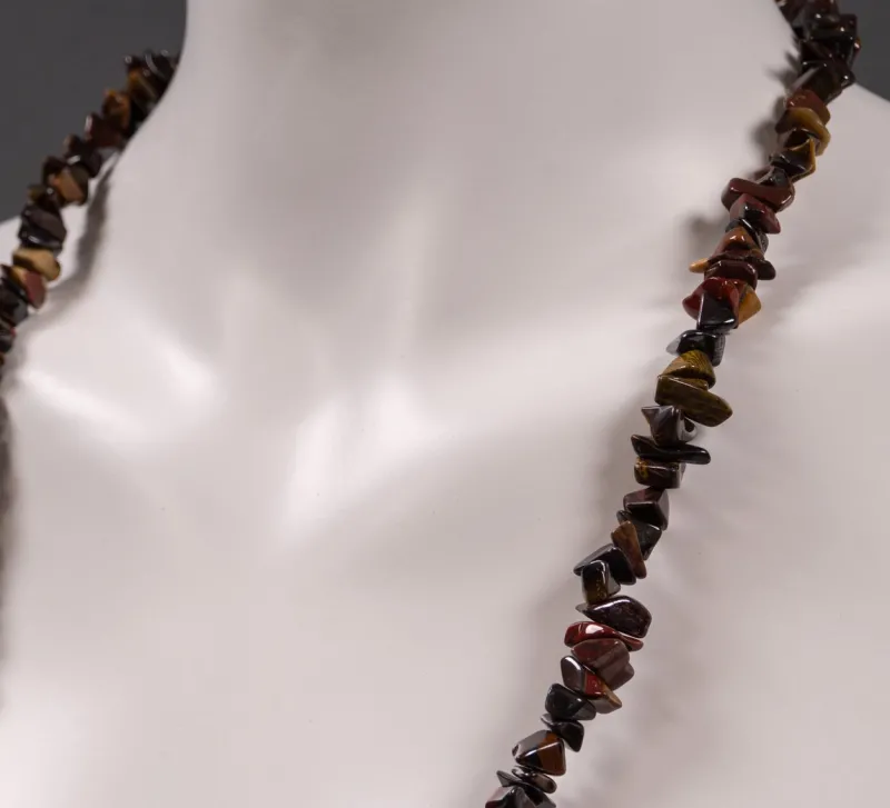 Hot Pamono Vintage Gemstone Tiger Eye Necklace, 1960s