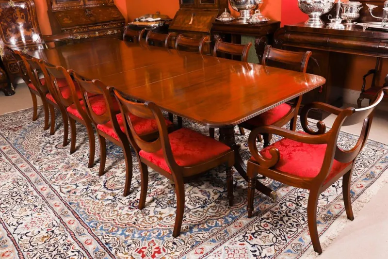 Discount Pamono Vintage George III Style Pedestal Dining Table