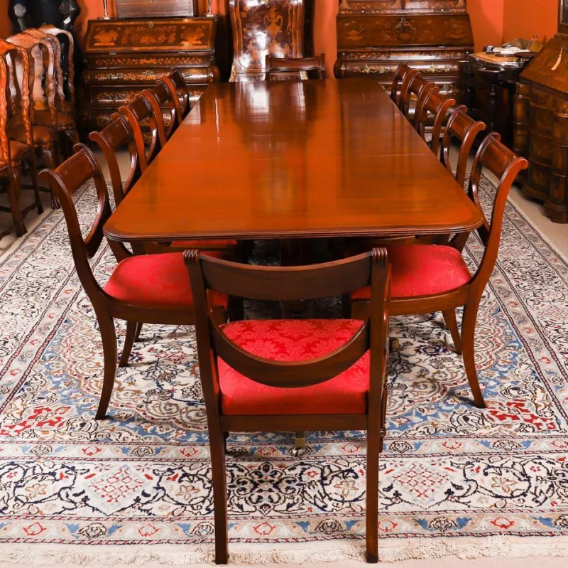 Discount Pamono Vintage George III Style Pedestal Dining Table