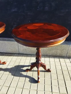 Discount Pamono Vintage Geridon Tables, 1940s, Set of 2