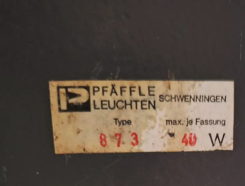 Pamono Vintage German Adjustable Desk Lamp from Pfäffle-Leuchten, 1960s> Table Lamps
