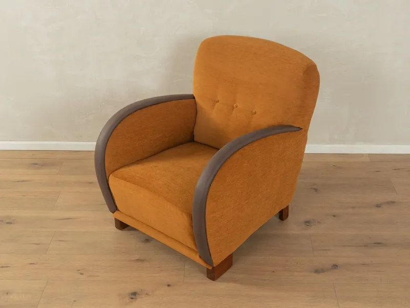 Best Pamono Vintage German Art Deco Lounge Chair, 1930s
