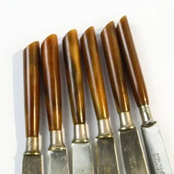 Pamono Vintage German Bakelite Knives, 1950s, Set of 6><noscript><img width=