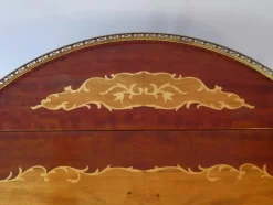 Pamono Vintage German Bar Cart with Inlaid Marquetry