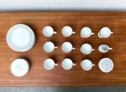 Pamono Vintage German Composition Secunda Grau Coffee Service by Tapio Wirkkala for Rosenthal, Set of 28><noscript><img width=