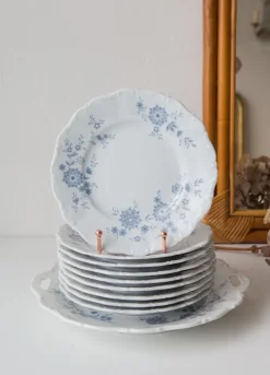 Pamono Vintage German Dessert Service by Seltmann Weiden, Set of 8><noscript><img width=
