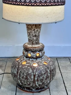Hot Pamono Vintage German Glazed Ceramic Lamp, 1960s