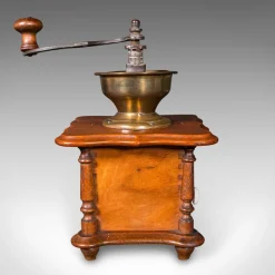 Pamono Vintage German Manual Coffee Grinder in Oak, 1930><noscript><img width=