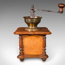 Pamono Vintage German Manual Coffee Grinder in Oak, 1930><noscript><img width=