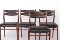 Pamono Vintage German Teak Dining Chairs, 1960s, Set of 4> Side Chairs & Dining Chairs