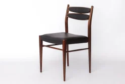 Pamono Vintage German Teak Dining Chairs, 1960s, Set of 4><noscript><img width=