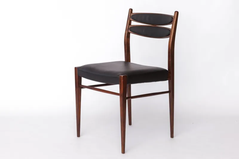 Pamono Vintage German Teak Dining Chairs, 1960s, Set of 4> Side Chairs & Dining Chairs