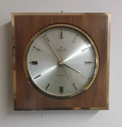 Clearance Pamono Vintage German Wall Clock Ato-Mat S from Junghans, 1960s