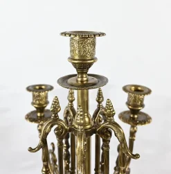 Online Pamono Vintage Gilded Bronze Candleholders, Set of 2
