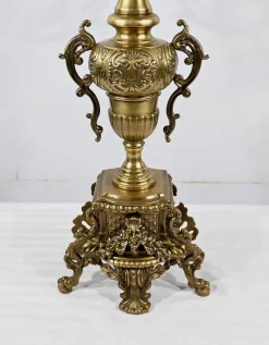 Online Pamono Vintage Gilded Bronze Candleholders, Set of 2