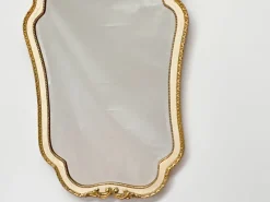 Pamono Vintage Gilt Wood Wall Mirror with Beveled Glass, 1930s><noscript><img width=