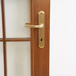 Online Pamono Vintage Glass and Wood Door