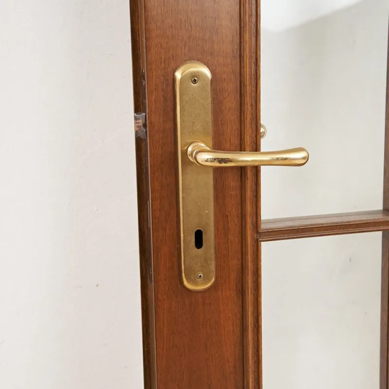 Online Pamono Vintage Glass and Wood Door