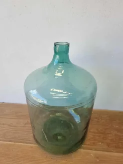 Pamono Vintage Glass Bottles and Vases, 1940s, Set of 4> Bottles, Carafes & Jugs