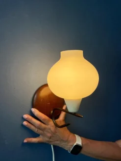 Pamono Vintage Glass Bubble Wall Sconce