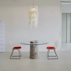 Pamono Vintage Glass Chandelier by Carlo Nason for AV Mazzega, 1960s