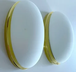 Hot Pamono Vintage Glass Sconces from Limburg, Set of 2