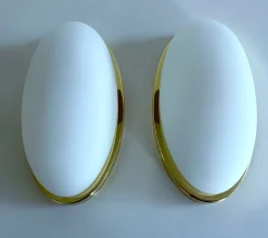 Hot Pamono Vintage Glass Sconces from Limburg, Set of 2