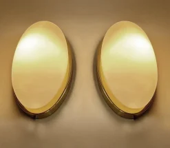 Hot Pamono Vintage Glass Sconces from Limburg, Set of 2