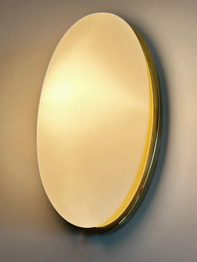 Hot Pamono Vintage Glass Sconces from Limburg, Set of 2