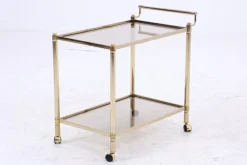 Pamono Vintage Glass Serving Cart, 1960s><noscript><img width=