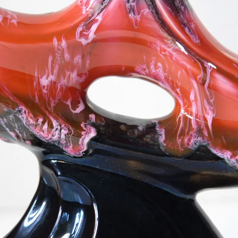 Clearance Pamono Vintage Glazed Ceramic Candleholder, 1960s