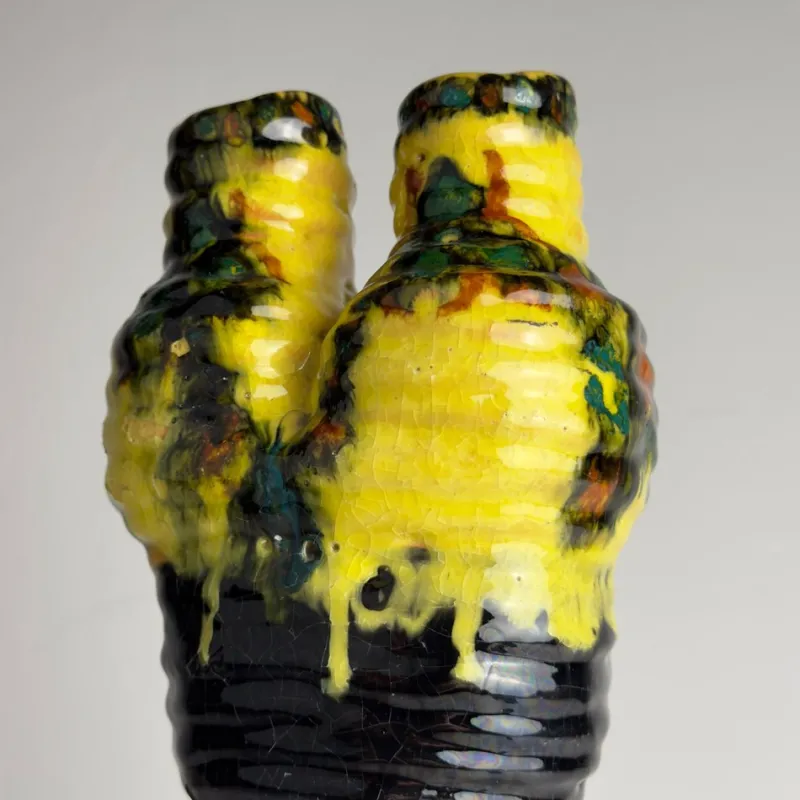 Hot Pamono Vintage Glazed Pottery Vase, Former Yugoslavia, 1970s