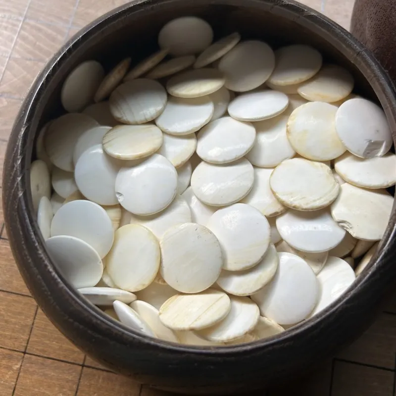 Sale Pamono Vintage Go Game Board Goban Kaya, Japan, 1920, Set of 3