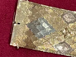 Pamono Vintage Gold Bracelet, 1940s><noscript><img width=